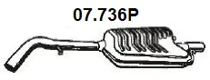 Rear Muffler (07.736P)