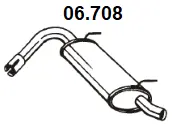 Rear Muffler (06.708)