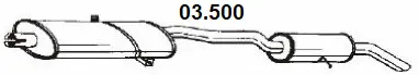 Rear Muffler (03.500)
