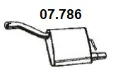 Rear Muffler (07.786)