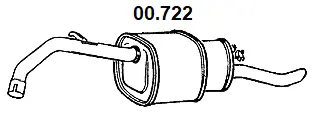 Rear Muffler (00.722)