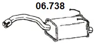 Rear Muffler (06.738)
