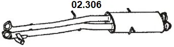 Centre Muffler (02.306)