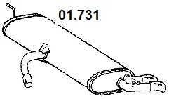 Rear Muffler (01.731)