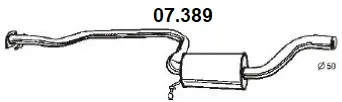 Centre Muffler (07.389)