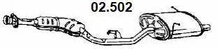 Rear Muffler (02.502)
