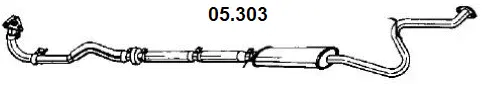 Front Muffler (05.303)