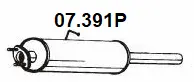 Centre Muffler (07.391P)