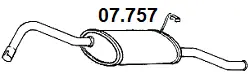 Rear Muffler (07.757)