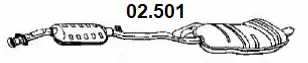 Rear Muffler (02.501)
