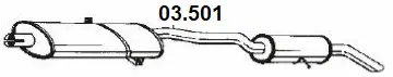 Rear Muffler (03.501)