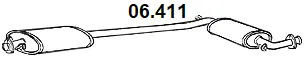 Centre Muffler (06.411)
