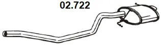Rear Muffler (02.722)