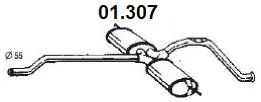 Centre Muffler (01.307)