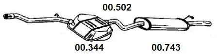 Rear Muffler (00.502)