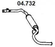 Rear Muffler (04.732)