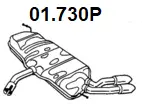 Rear Muffler (01.730P)