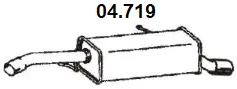 Rear Muffler (04.719)