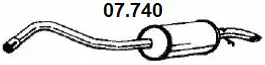 Rear Muffler (07.740)