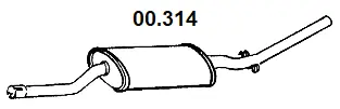 Rear Muffler (00.314)