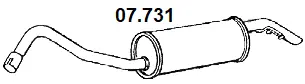 Rear Muffler (07.731)