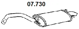 Rear Muffler (07.730)