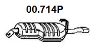 Rear Muffler (00.714P)