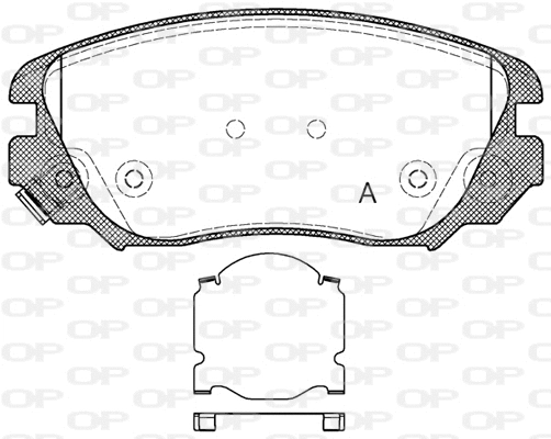 Brake Pad Set, disc brake (BPA1385.02)