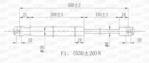Gas Spring, boot/cargo area