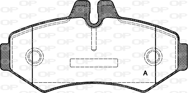 Brake Pad Set, disc brake (BPA0733.00)