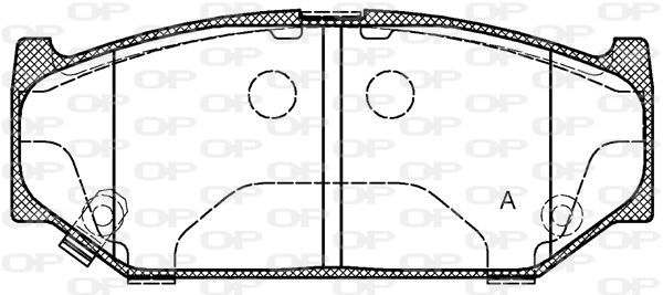 Brake Pad Set, disc brake (BPA1381.11)