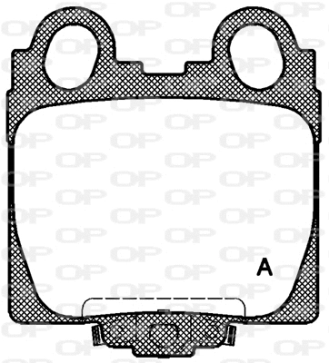 Brake Pad Set, disc brake (BPA0743.04)