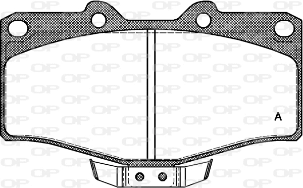 Brake Pad Set, disc brake (BPA0315.04)