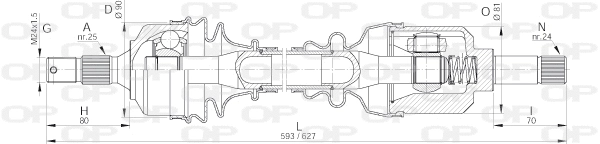 Drive Shaft (DRS6023.00)
