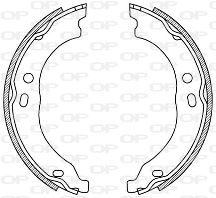 Brake Shoe Set (BSA2221.00)