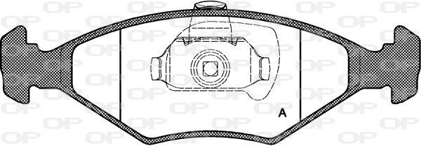 Brake Pad Set, disc brake (BPA0281.40)
