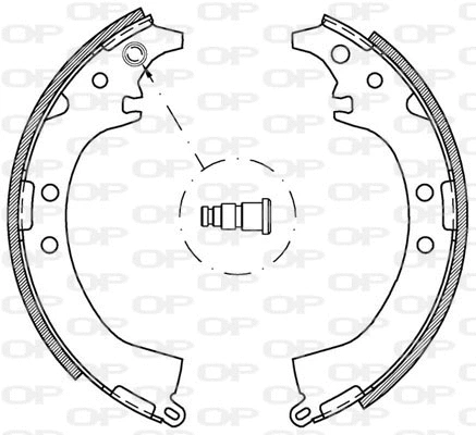 Brake Shoe Set (BSA2031.00)