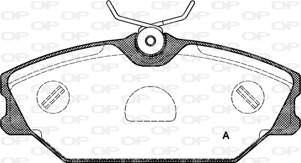 Brake Pad Set, disc brake (BPA0208.00)