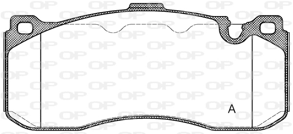 Brake Pad Set, disc brake (BPA1380.00)