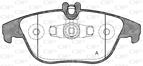 Brake Pad Set, disc brake (BPA1305.20)