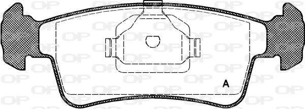 Brake Pad Set, disc brake (BPA0240.00)