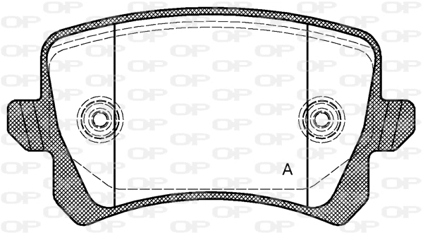 Brake Pad Set, disc brake (BPA1342.00)