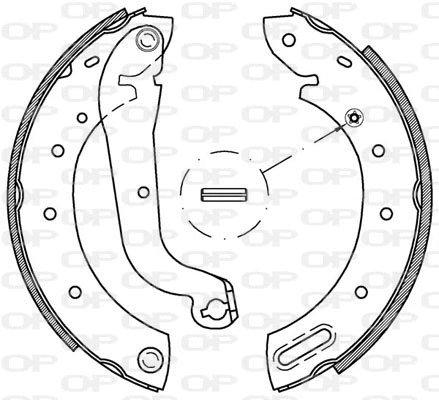 Brake Shoe Set (BSA2171.00)