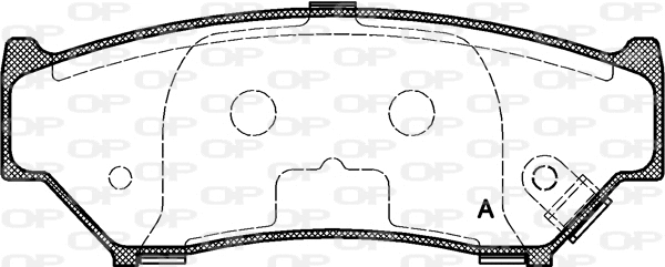 Brake Pad Set, disc brake (BPA0389.12)