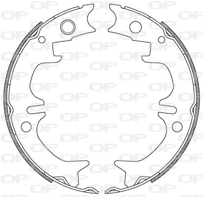 Brake Shoe Set (BSA2208.00)