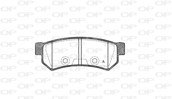Brake Pad Set, disc brake (BPA1048.10)