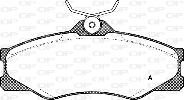 Brake Pad Set, disc brake (BPA0223.00)