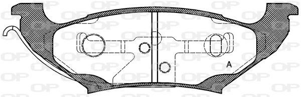 Brake Pad Set, disc brake (BPA0690.10)