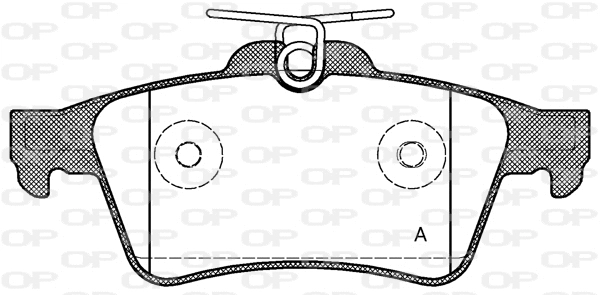 Brake Pad Set, disc brake (BPA0842.20)