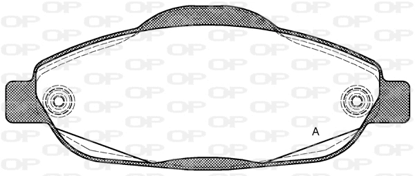 Brake Pad Set, disc brake (BPA1323.00)